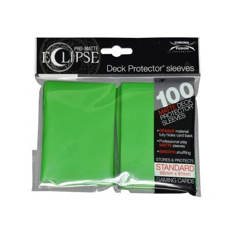 Eclipse Lime Green PRO-Matte Sleeves