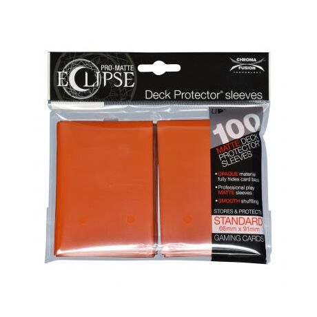 Eclipse Pumpkin PRO-Matte Sleeves (Orange)