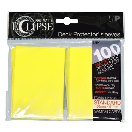 Eclipse Lemon PRO-Matte Sleeves (Yellow)