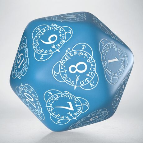 LEVEL COUNTER D20 BLUE&WHITE