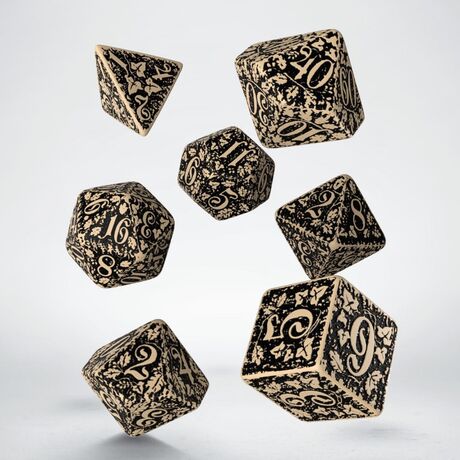 Forest Dice Set Beige & Black - Savannah