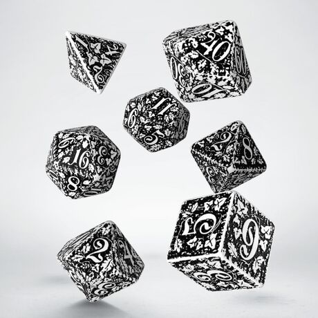 FOREST DICE SET WHITE&BLACK