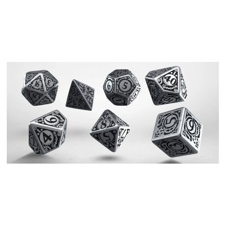 METAL STEAMPUNK DICE SET