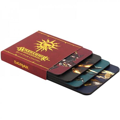 WARHAMMER AGE OF SOGMAR COASTER 4-PACK STORMCAST