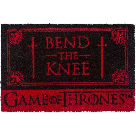 GAME OF THRONES DOORMAT BEND THE KNEE