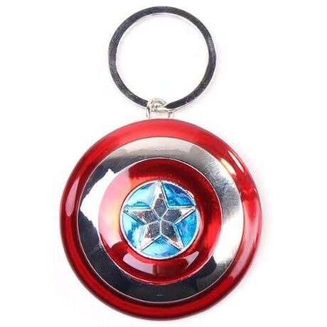 MARVEL METAL KEYCHAIN CAP SHIELD