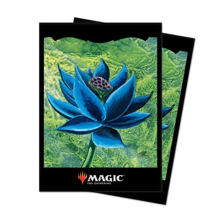 Matte Deck Protector Sleeves Black Lotus
