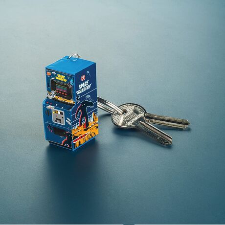 SPACE INVADERS ARCADE KEYRING