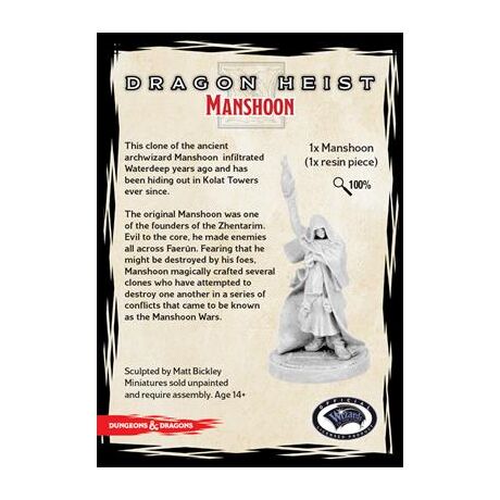D&D COLLECTOR'S SERIES: MANSHOON