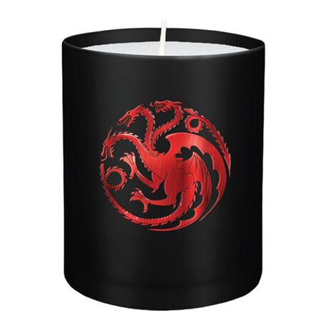 Game of Thrones Glass Candle House Targaryen