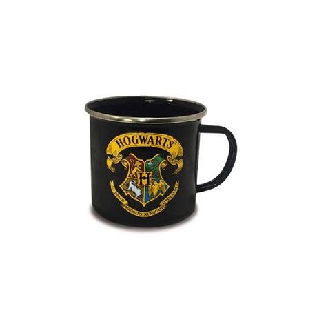 Harry Potter Enamel Metal Enamel Mug Hogwarts Logo