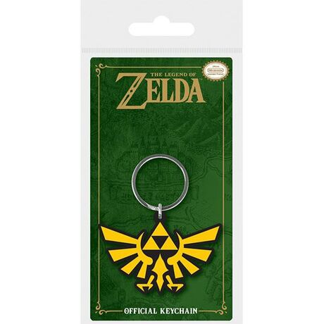 Legend of Zelda Rubber Keychain Triforce
