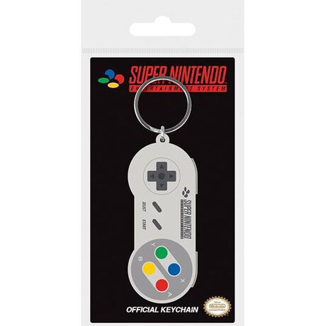 SUPER NINTENTO CONTROLLER RUBBER KEYCHAIN