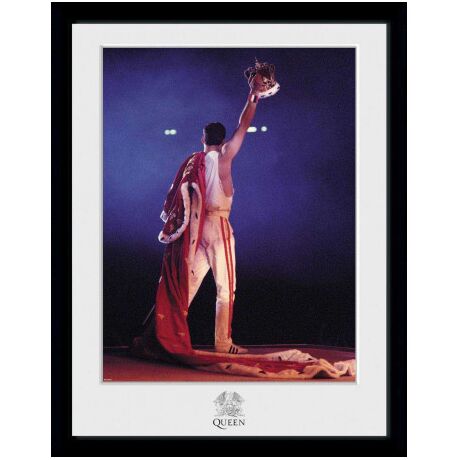 Queen Framed Poster Crown 45 X 34 CM