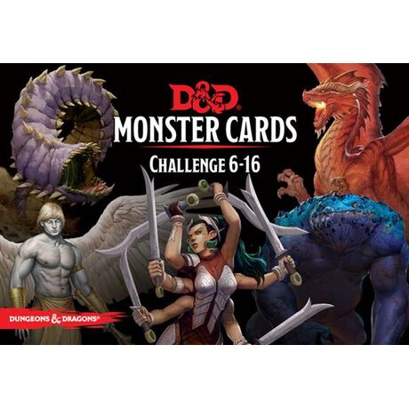 D&D Monster Cards: Challenge 6-16