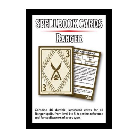 D&D Spellbook Cards: Ranger