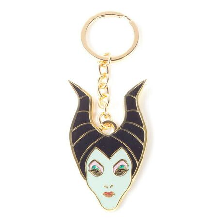 MALEFICENT 2 METAL KEYCHAIN FACE