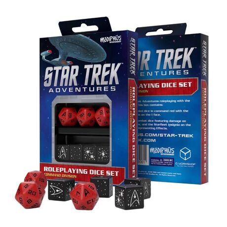 Command Red Custom Dice Set: Star Trek