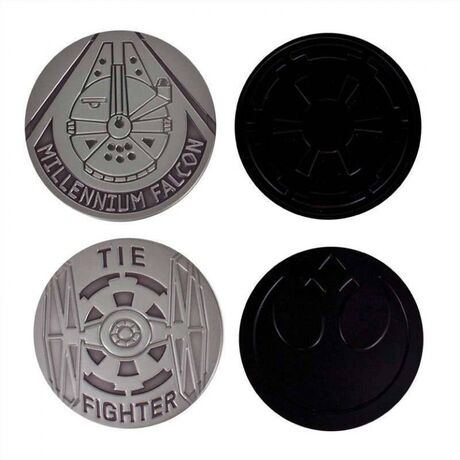 STAR WARS METAL COASTERS 4-PACK