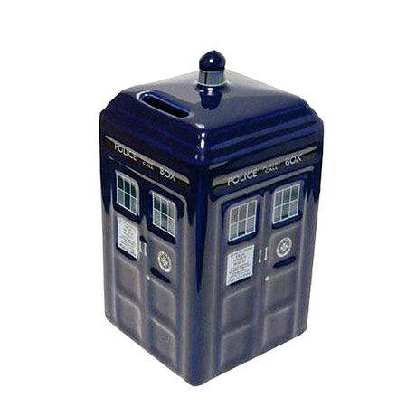 DOCTOR WHO MONEY BANK TARDIS 18cm
